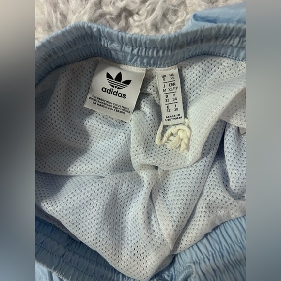 Adidas Large Logo Track Pant - Clear Sky/White - Picture 3 of 4